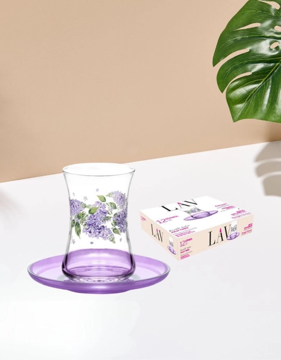  LAV ÇAY SETİ DES.12 PARÇA LV-SUMBULS1*6